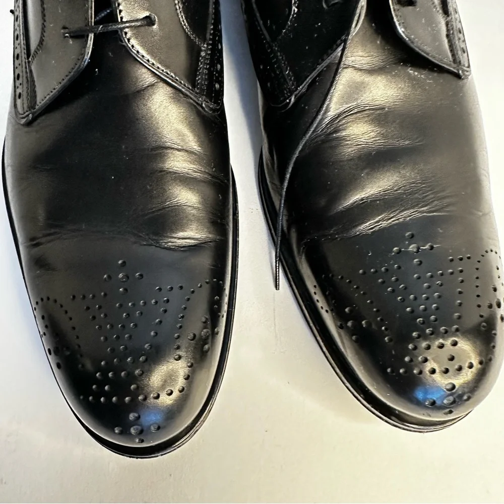 Louis Vuitton Black Leather Oxfords - Picture 2 of 6